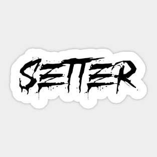 Volleyball Setter Sticker